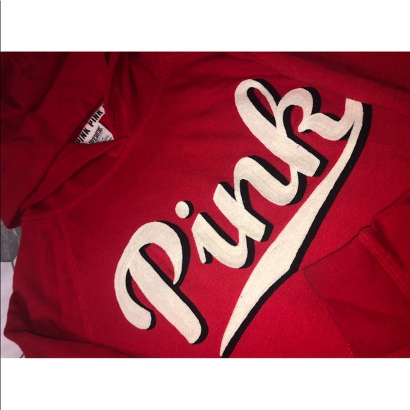 PINK sweater with hoodie - Picture 1 of 4